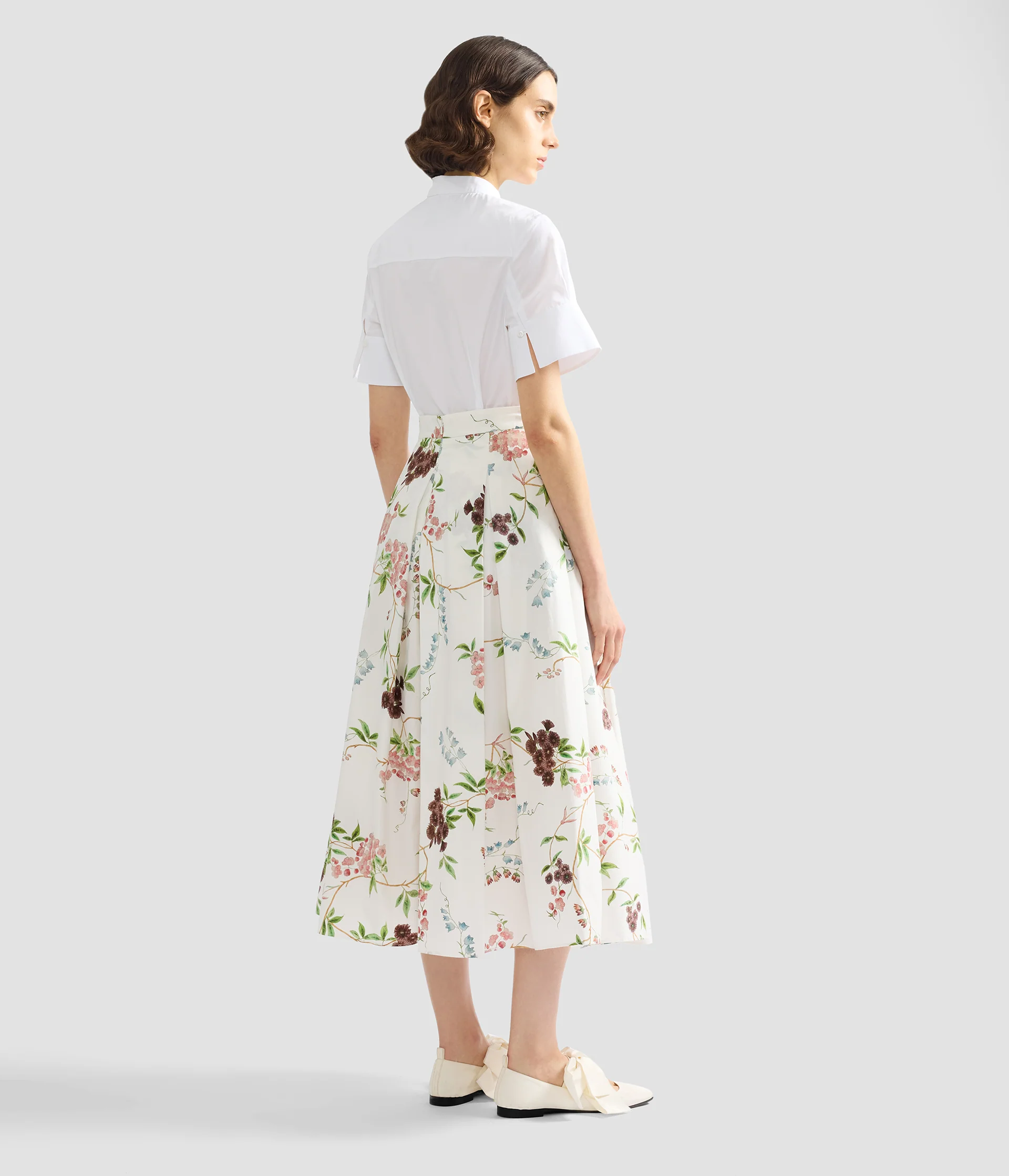 Appliqué Cotton Poplin Short Sleeve Shirt - Image 3