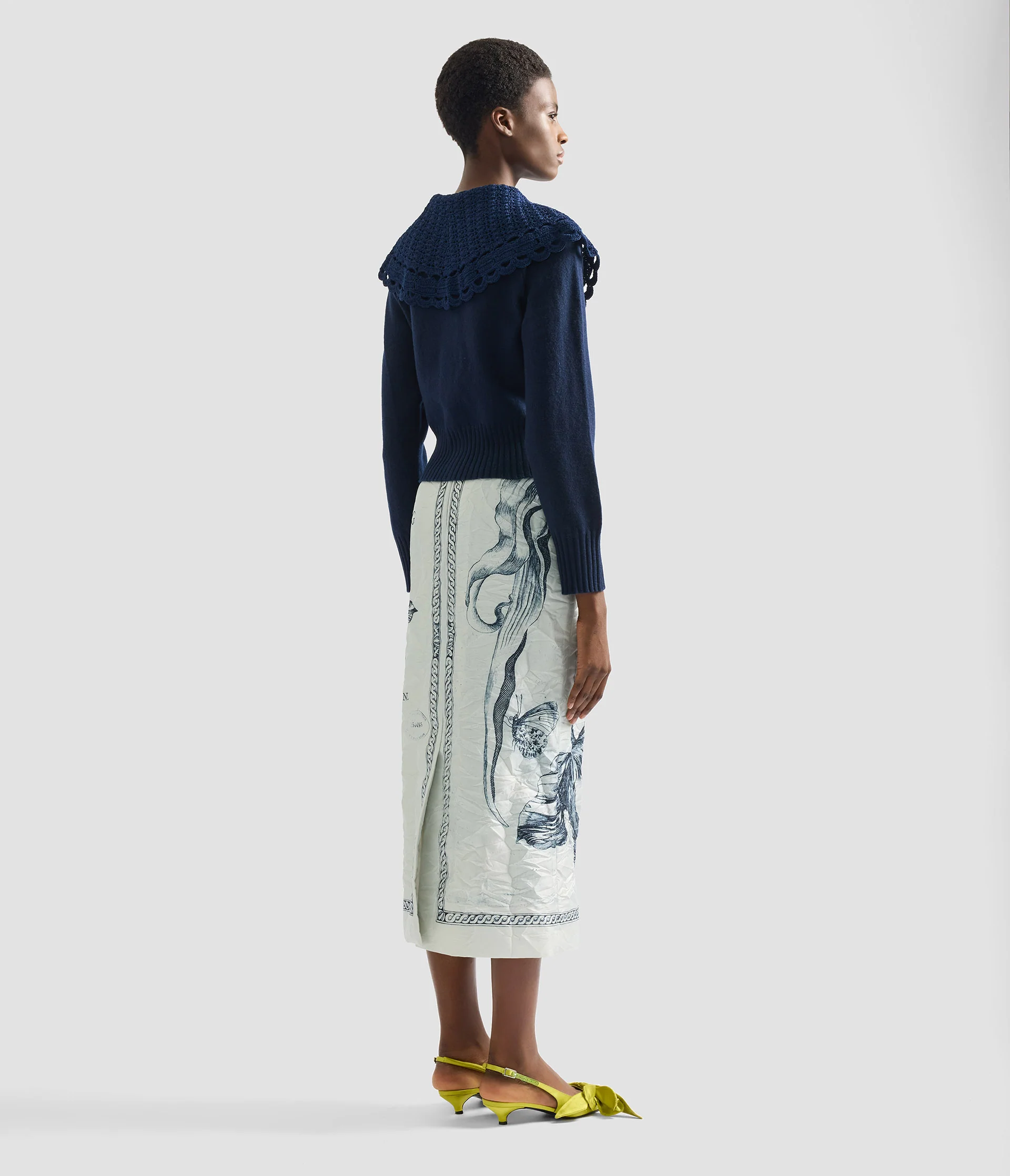 Crew Neck Cardigan - Image 3