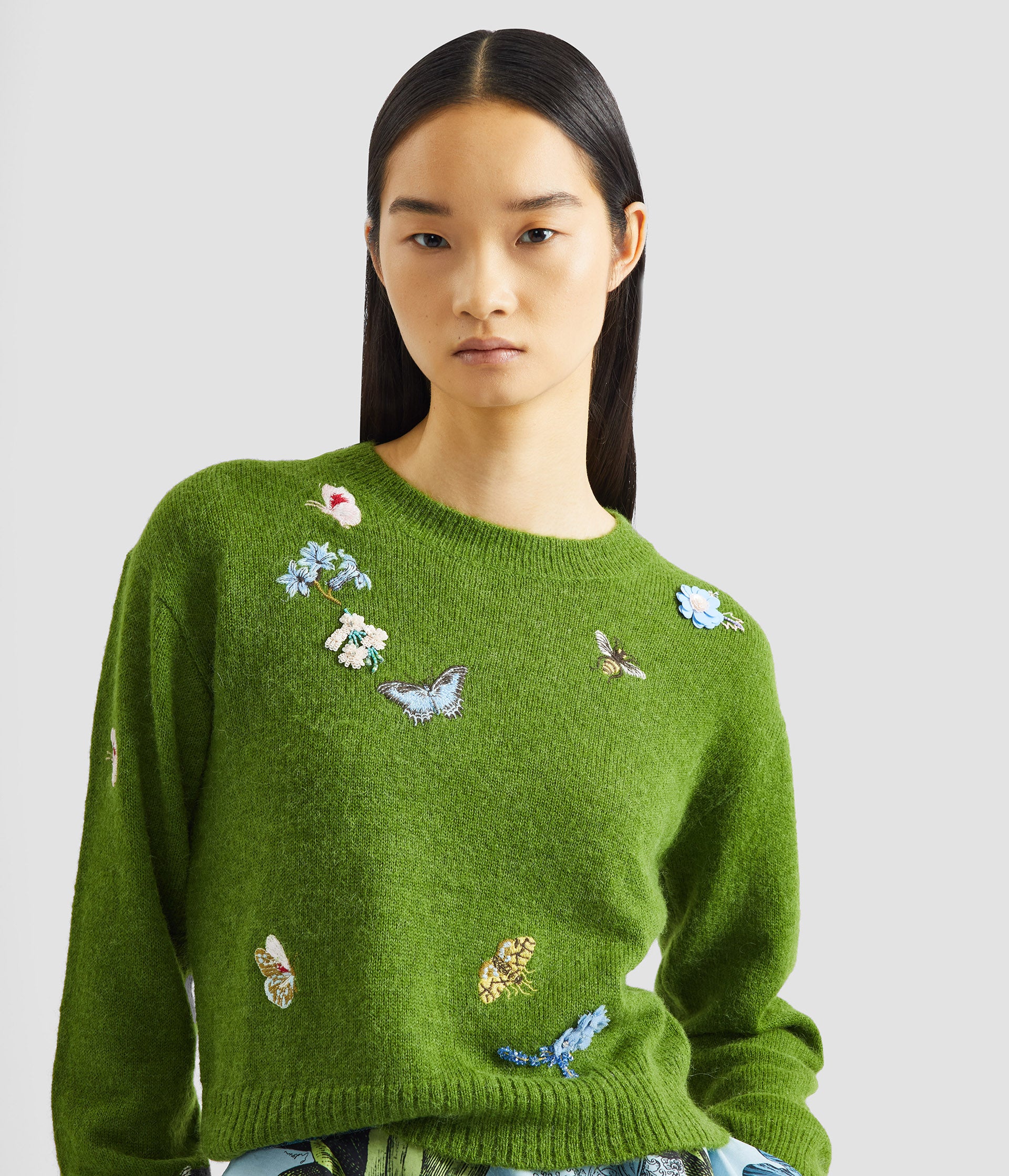 Embellished Crew Neck Jumper - Image 4