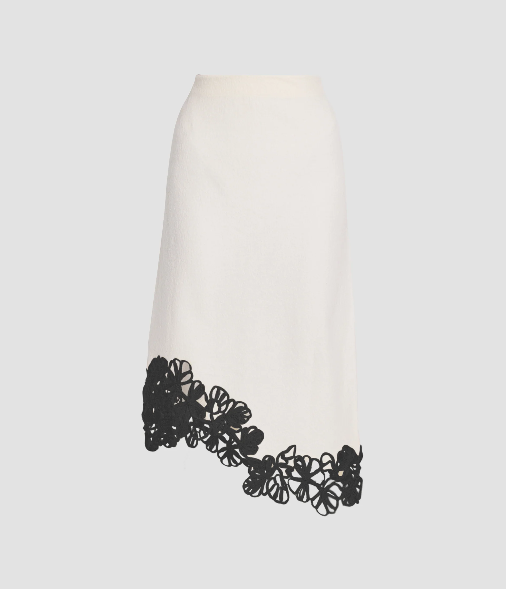 Cutout Midi Knit Skirt
