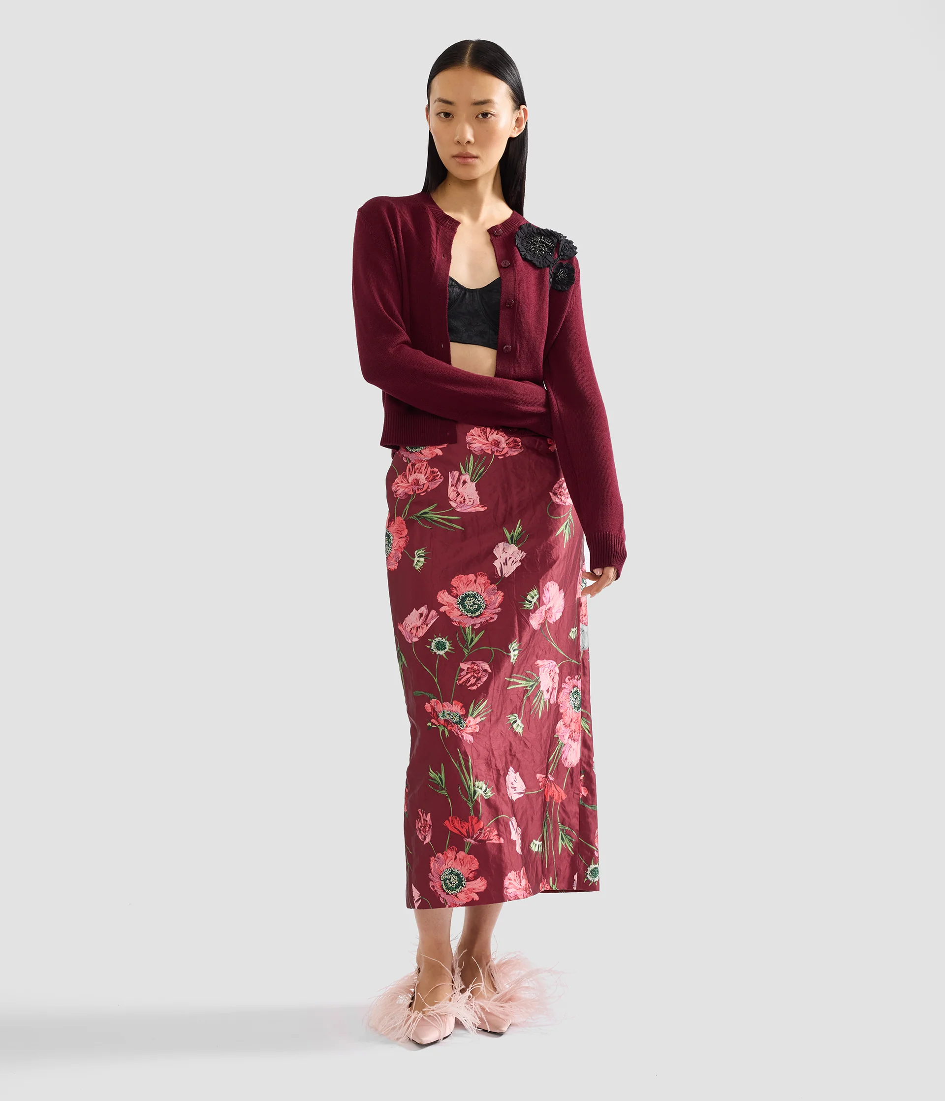 Embellished Merino Wool Cardigan - Image 2