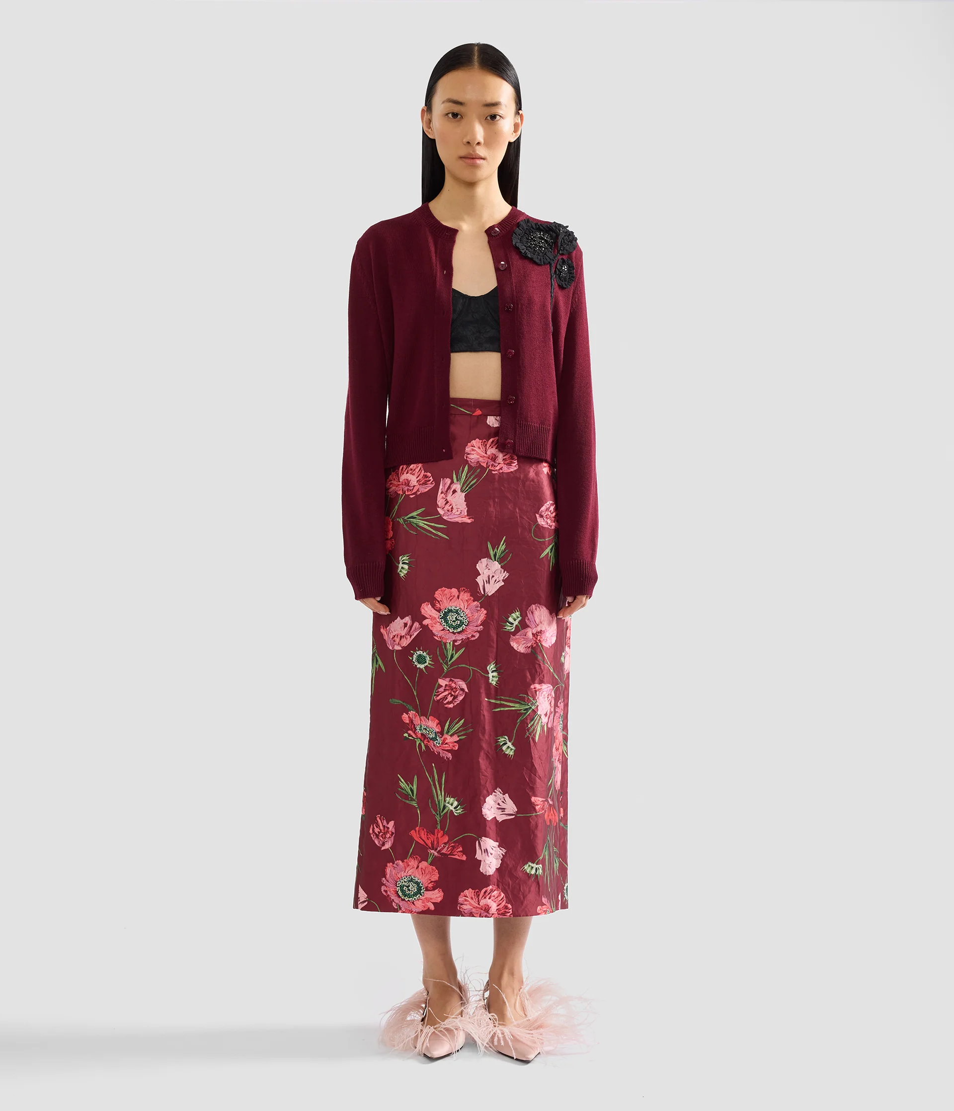 Embellished Merino Wool Cardigan - Image 4