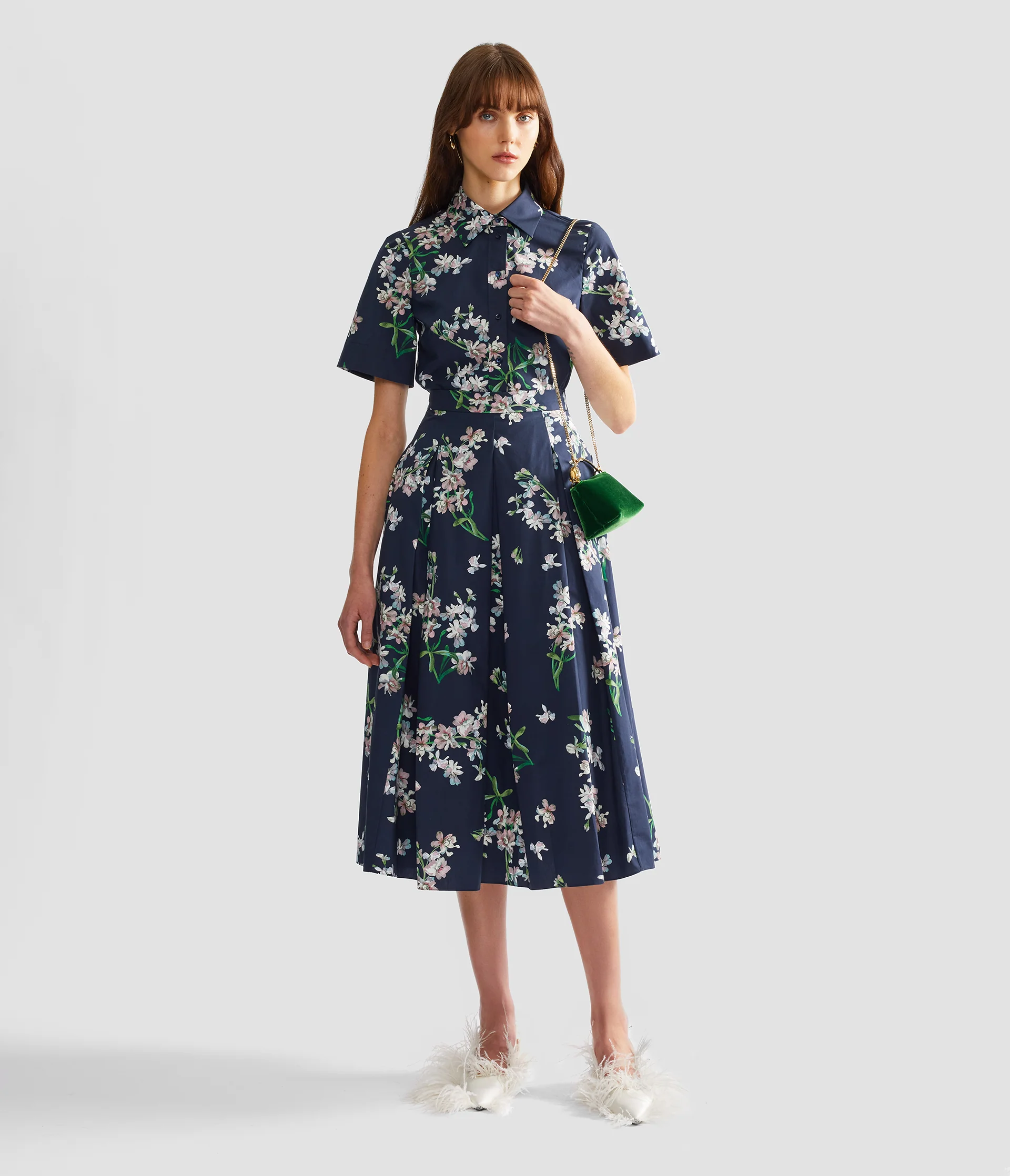 Floral Cotton Short Sleeve Shirt - Image 2