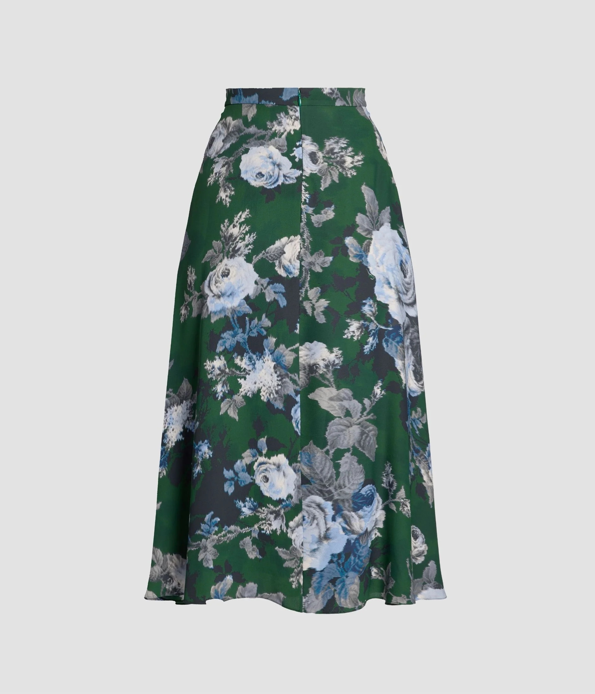 Floral Crepe Draped Skirt - Image 2