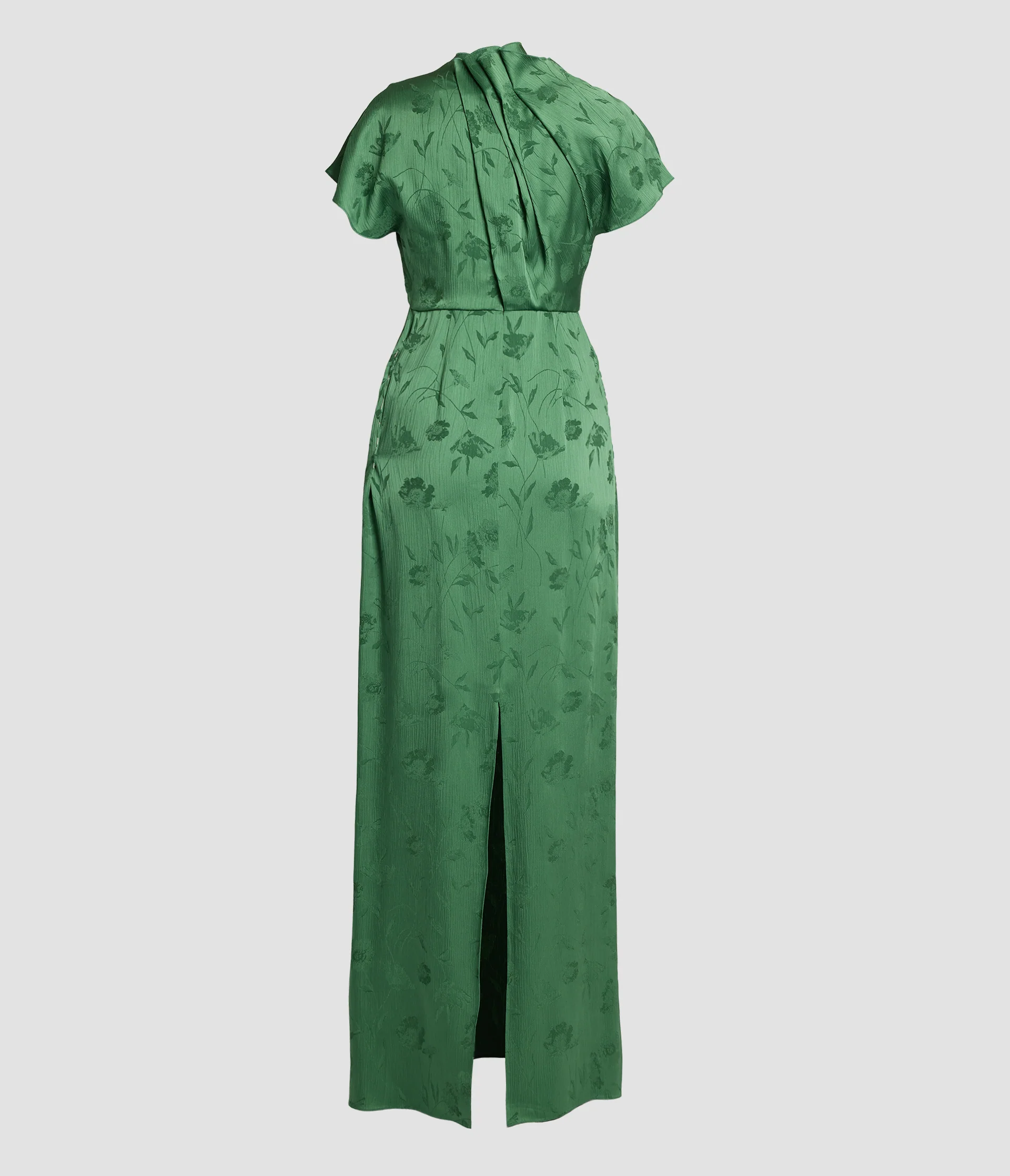 Floral Creponne Short Sleeve Gown - Image 3