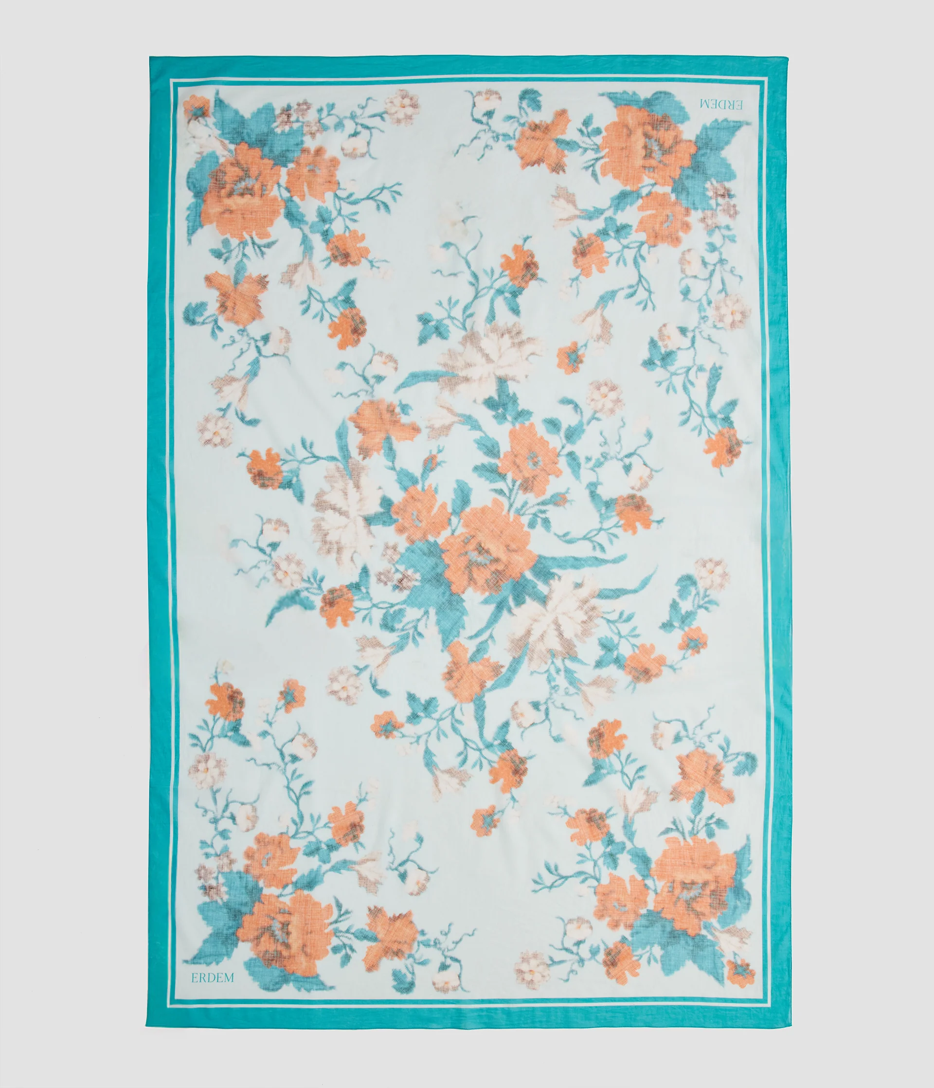 Floral Print Cotton Voile Pareo - Image 7