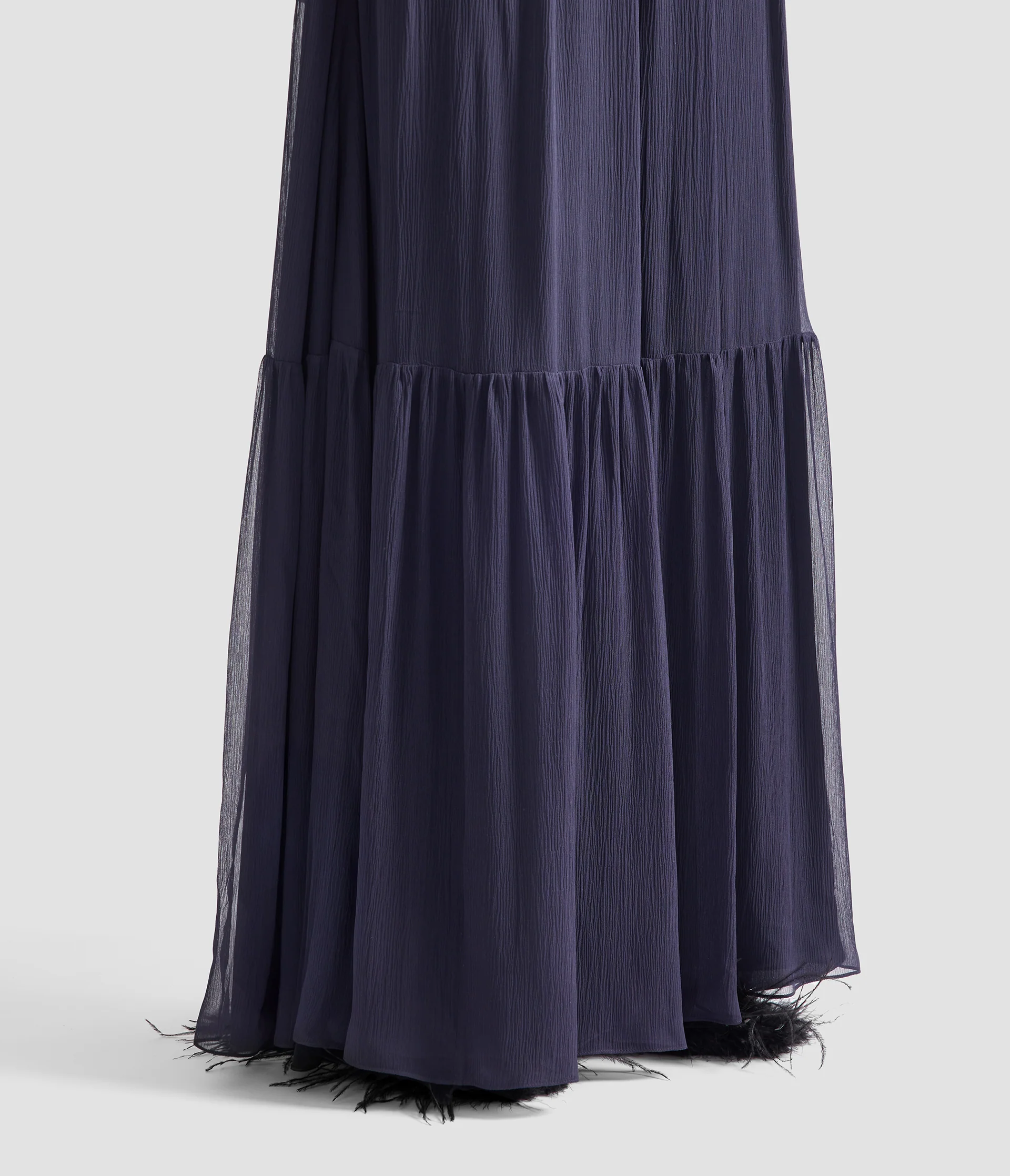 Full Length Skirt With Tiered Hem - Image 4