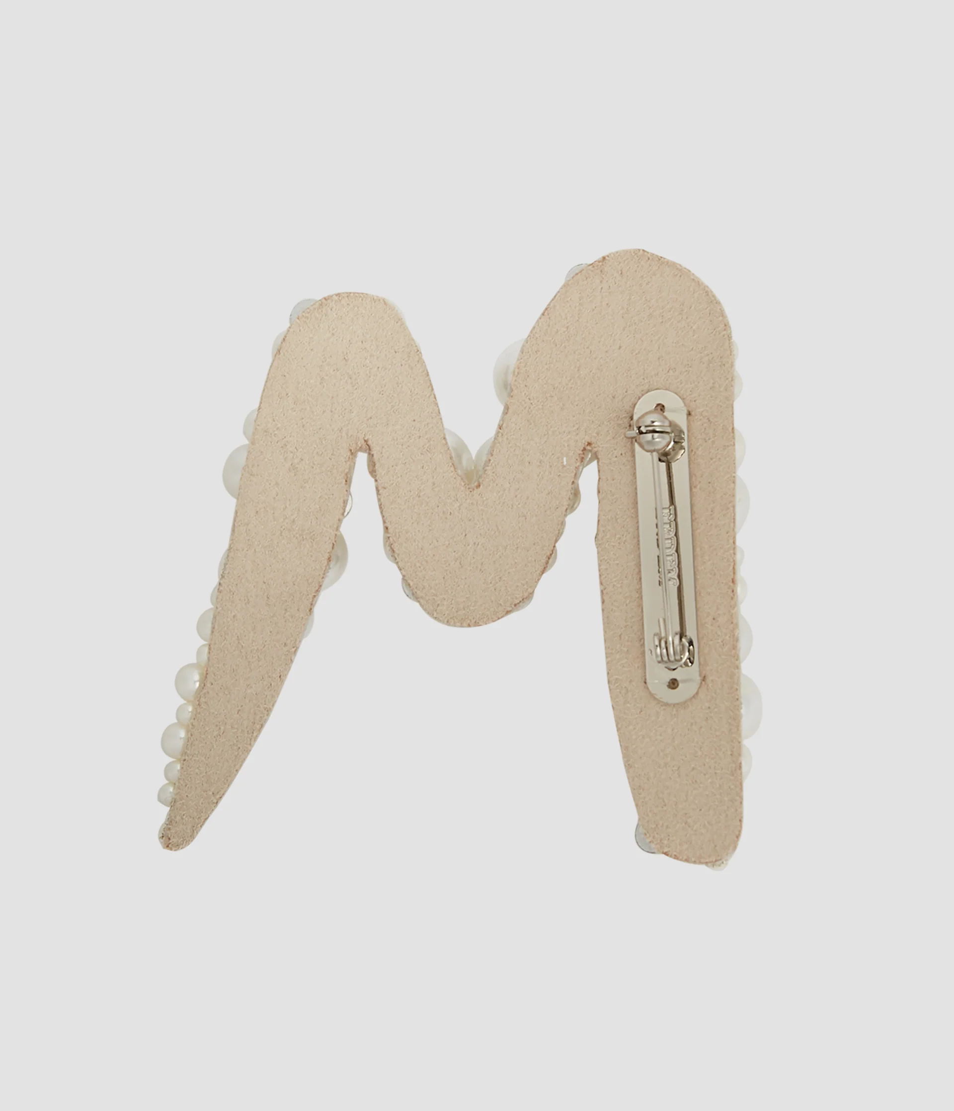 Pearl Alphabet Brooch M - Image 3