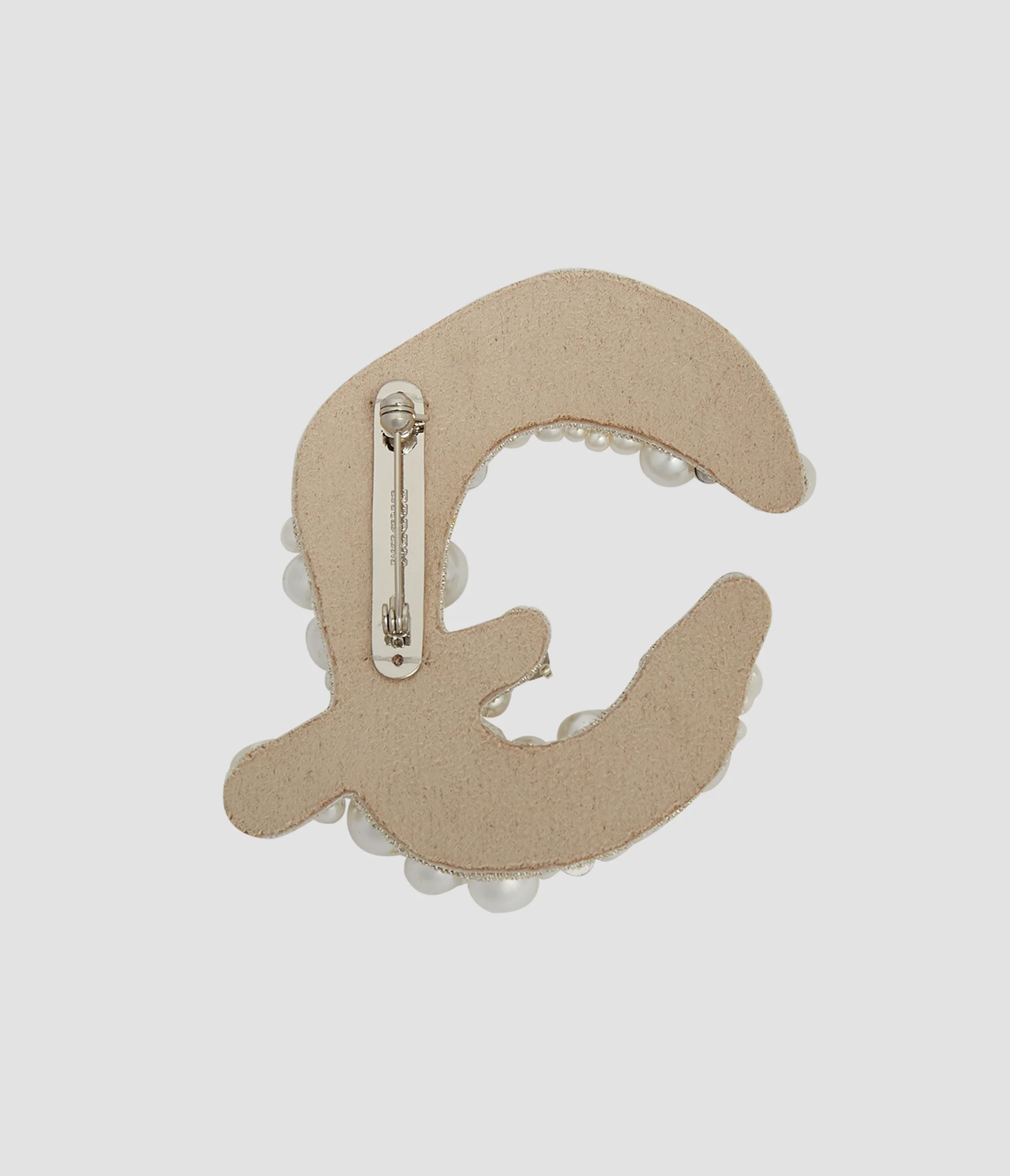 Pearl Alphabet Brooch Q - Image 3