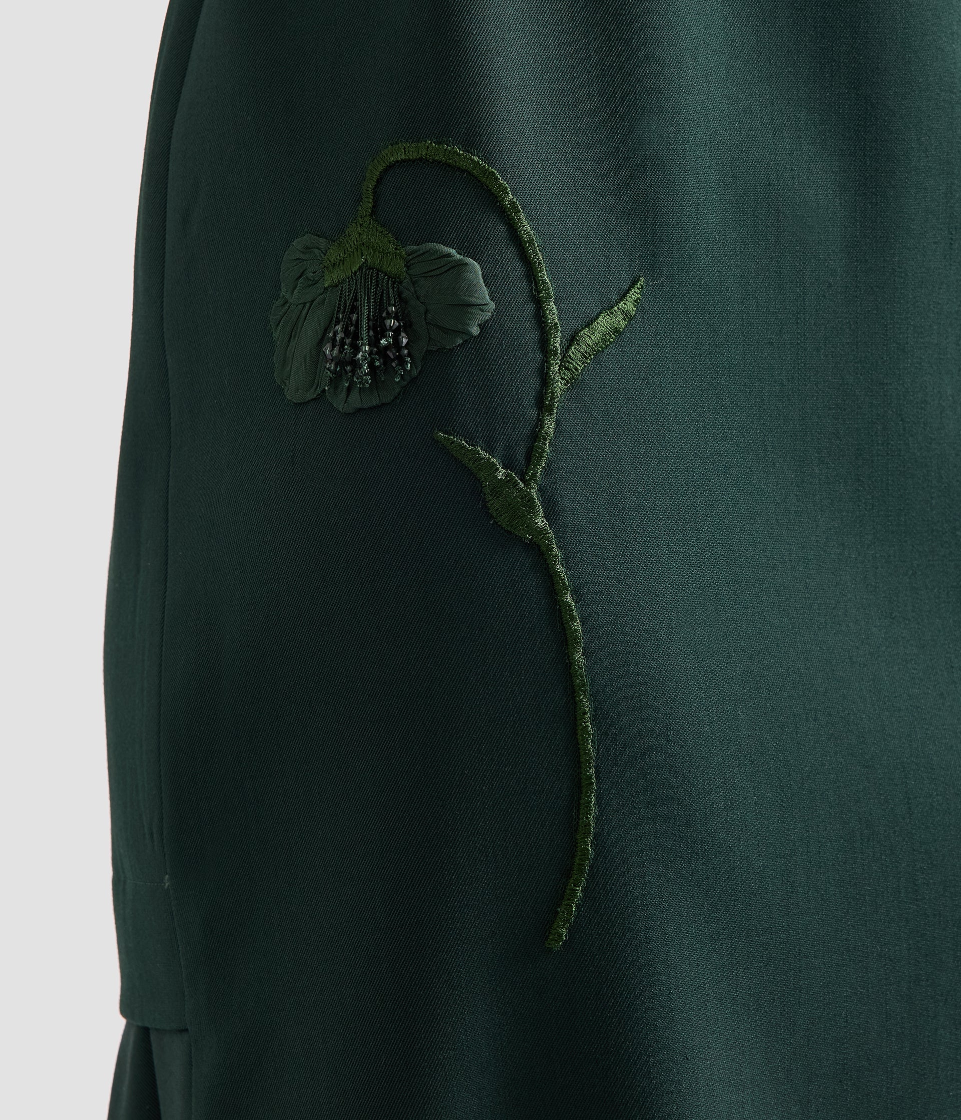 Pleatable Wool Tailored Midi Dress - Image 6