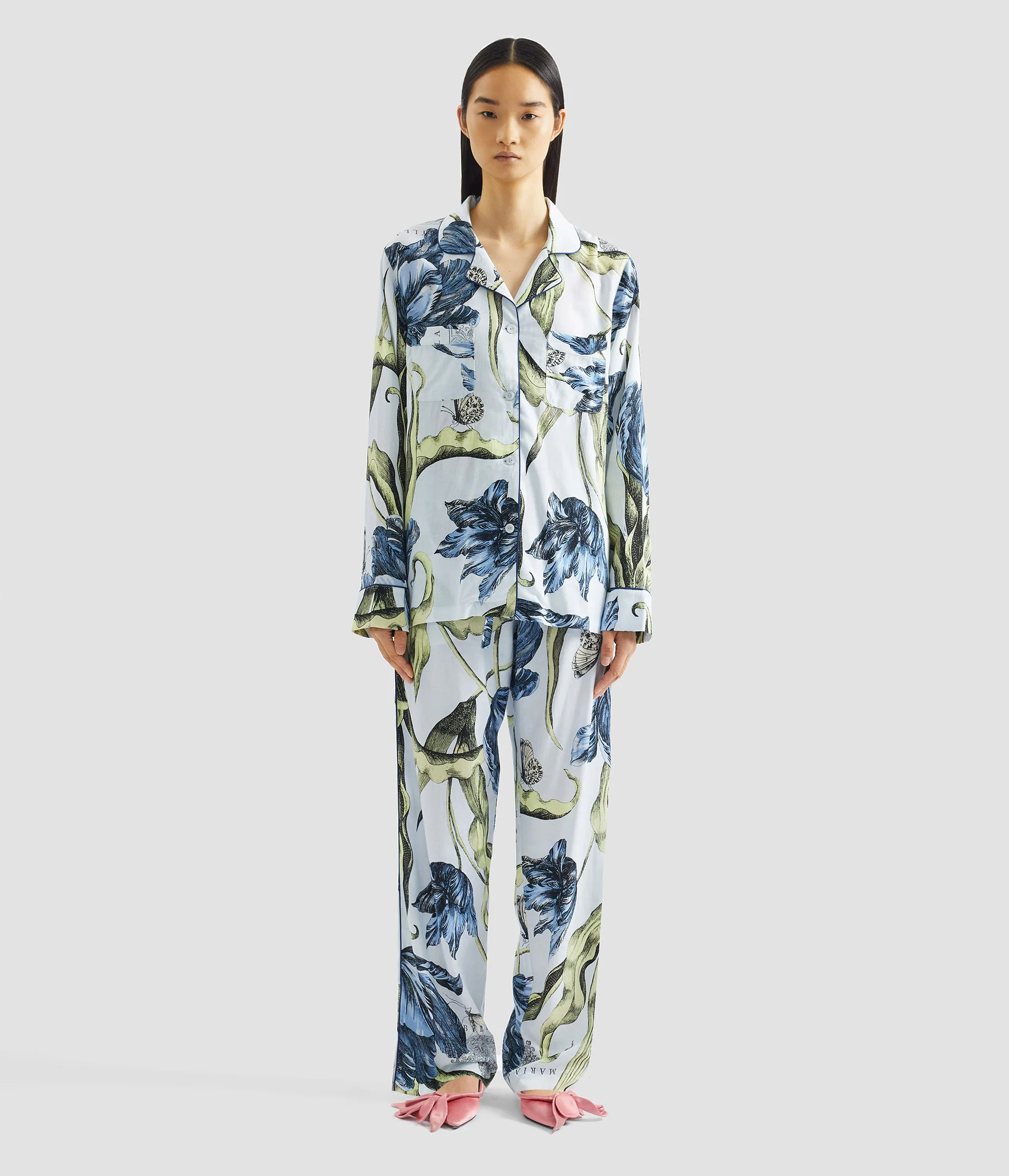 Floral Print Pyjama Set - Image 3