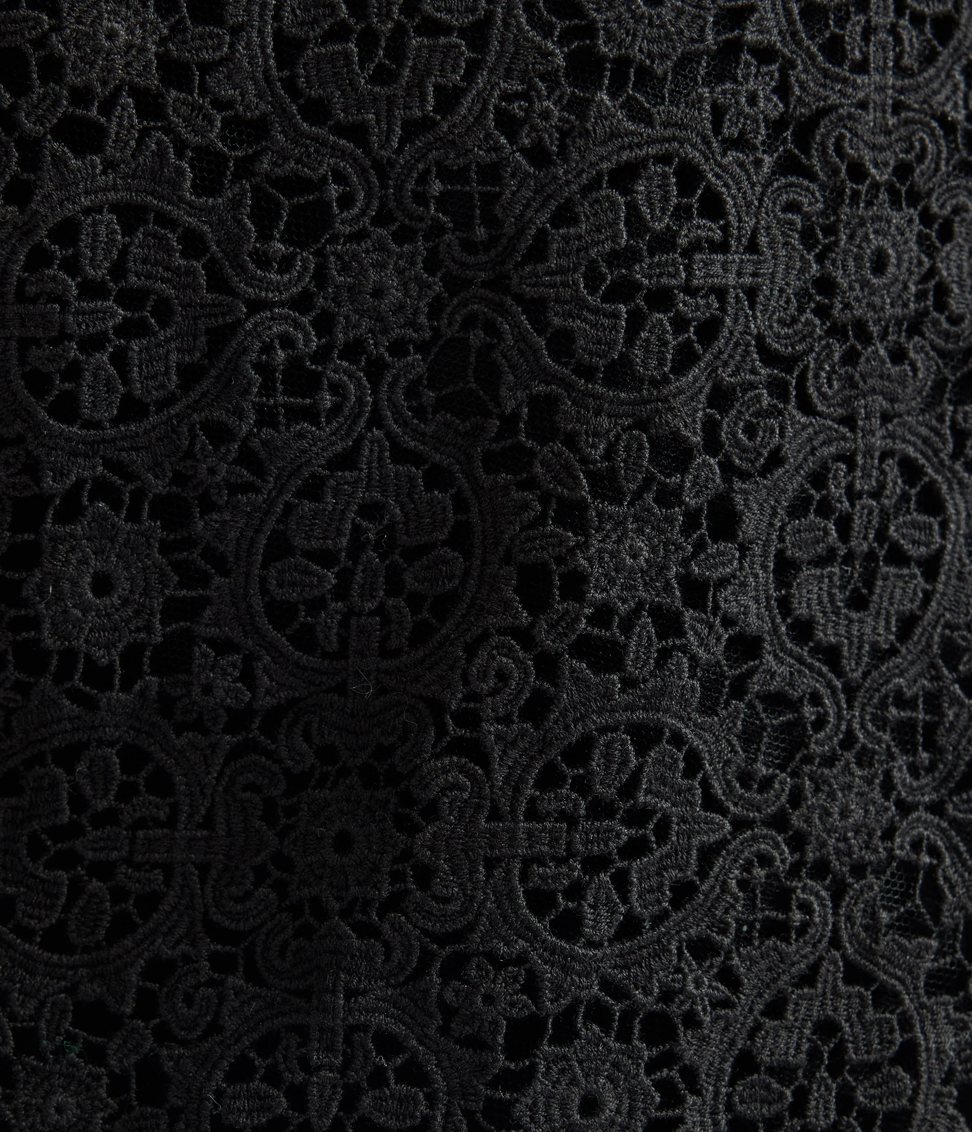 Guipure Lace Short Sleeve Blouse - Image 6