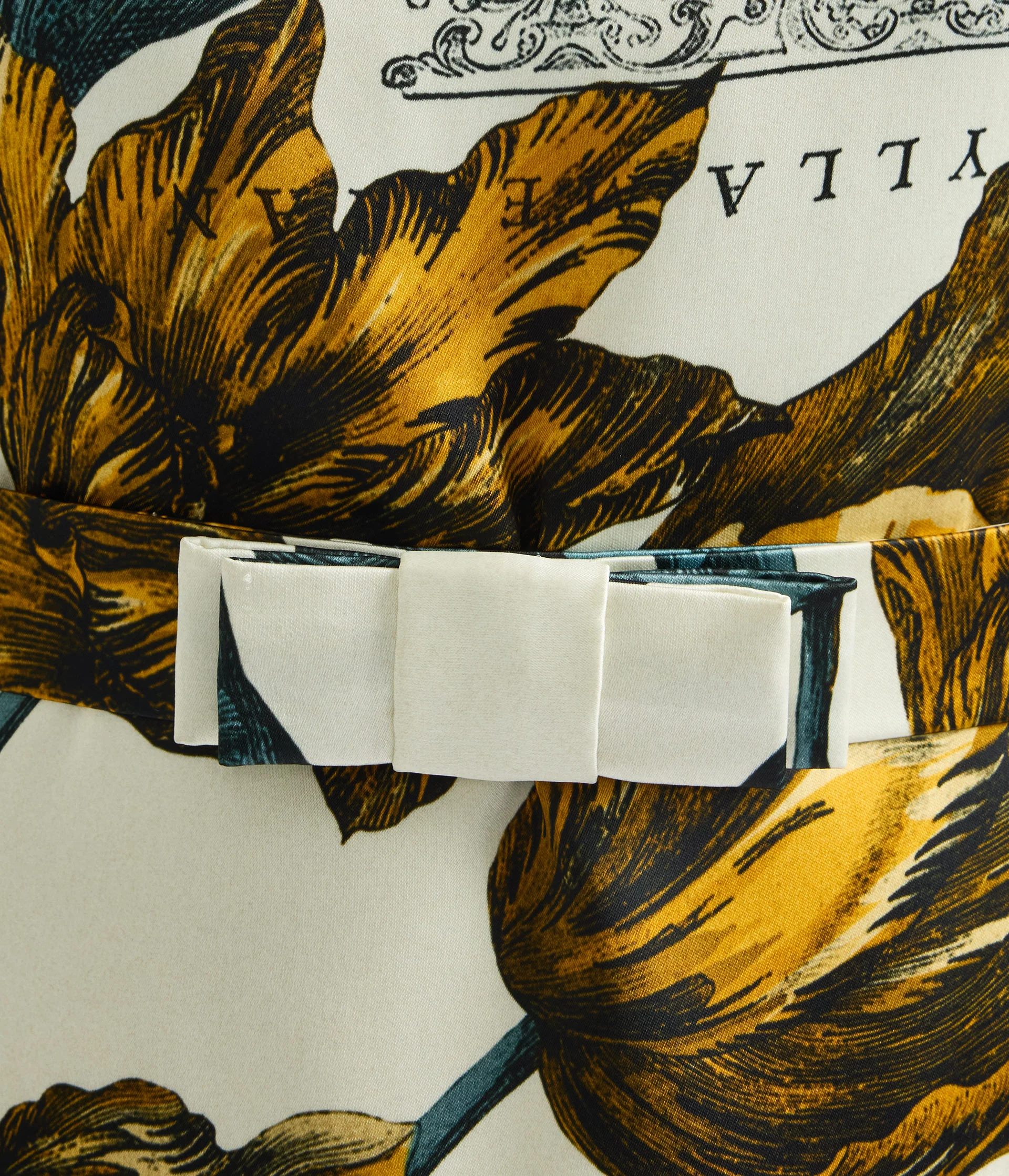 Floral Print Duchess Gown - Image 6