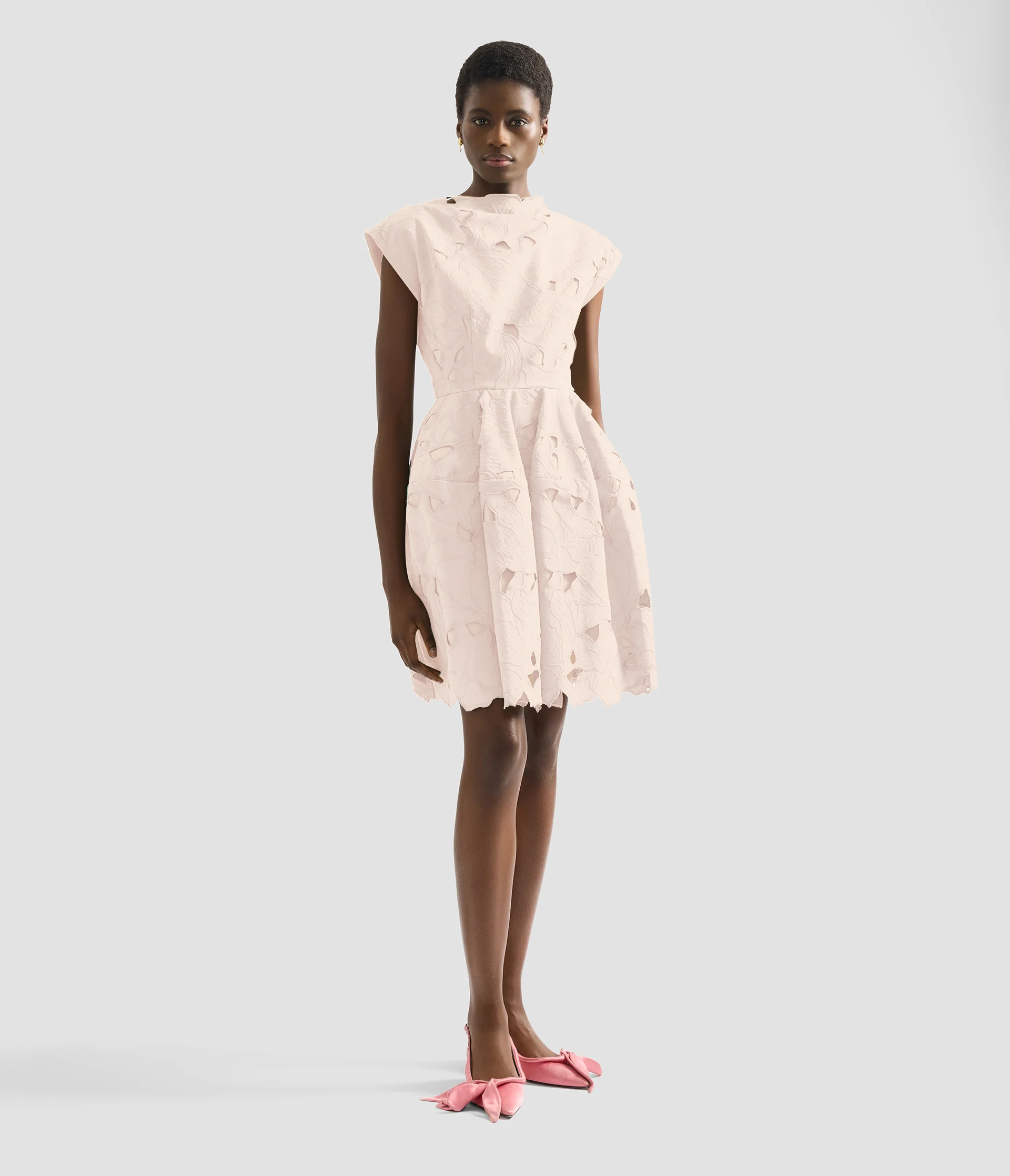 Short Sleeve Mini Dress - Image 2