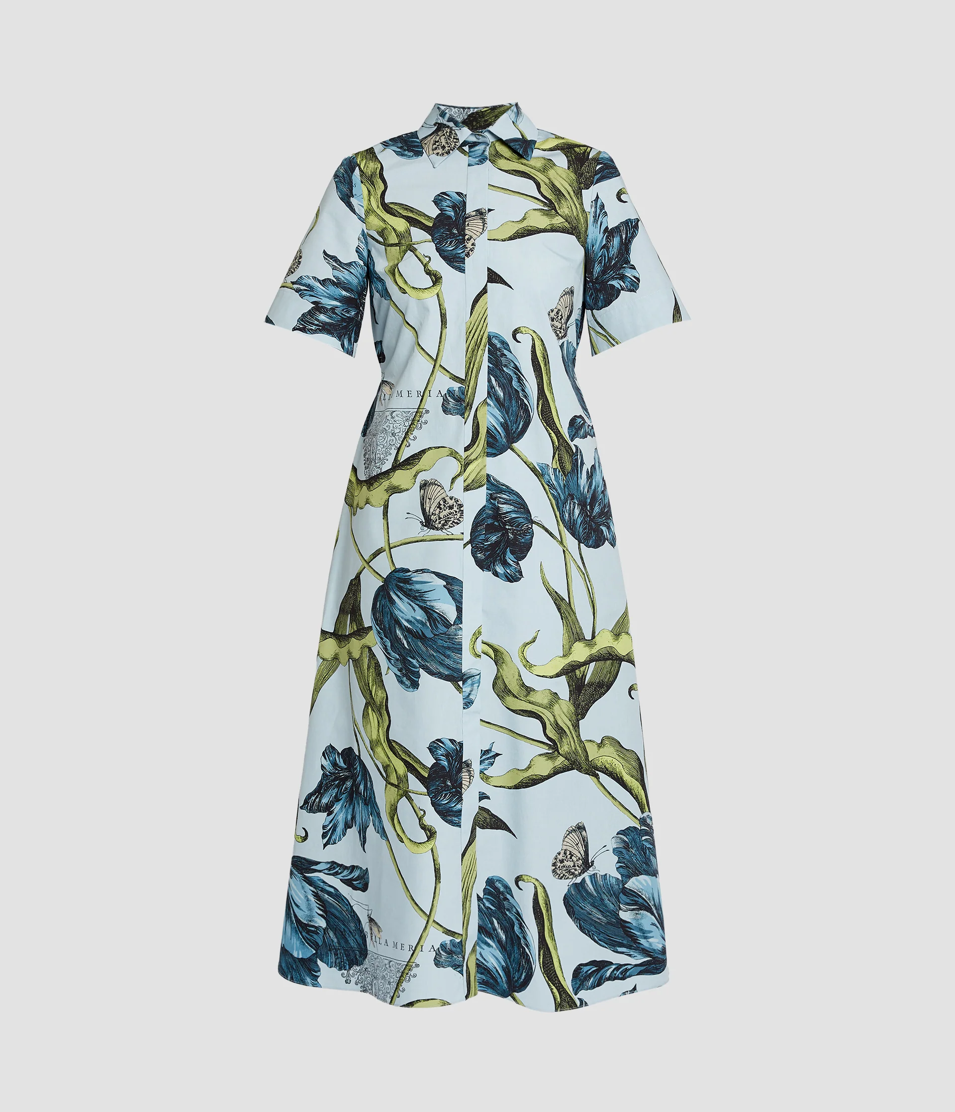 Floral Print Shirt Dress