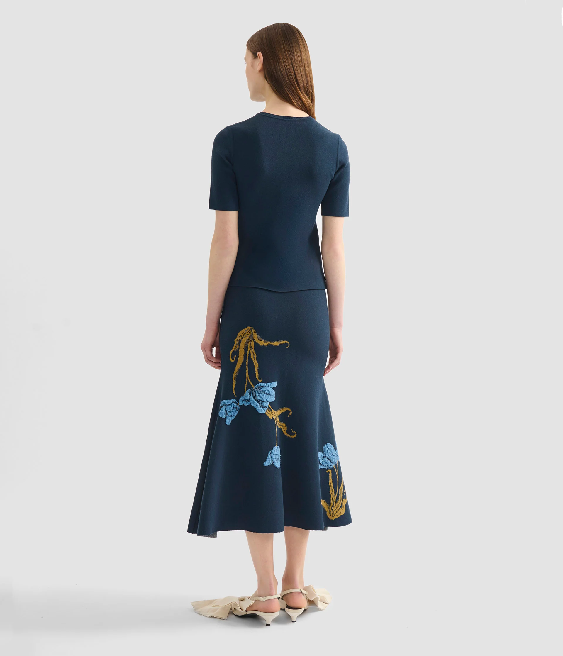 Floral Jacquard Knit Jumper - Image 3