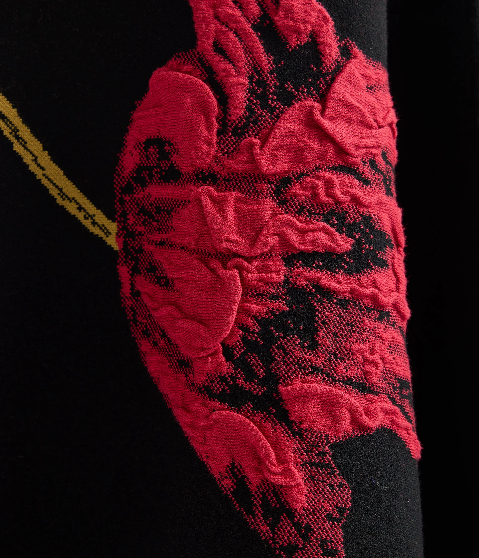 Floral Jacquard Sleeveless Knit Dress - Image 5