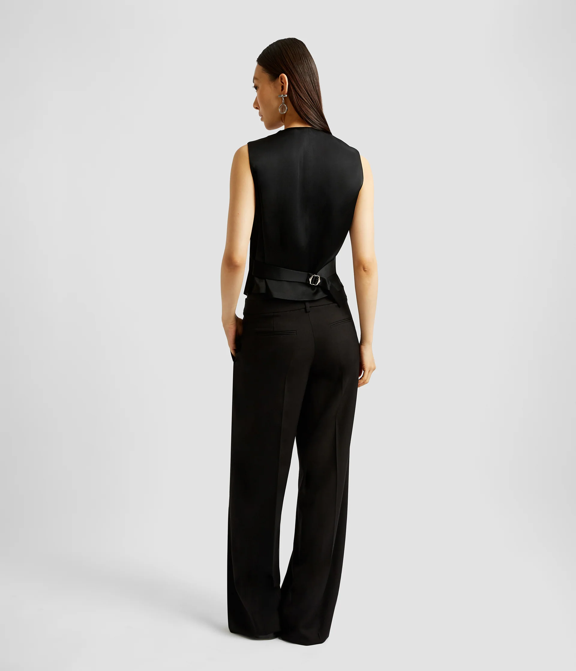 Grain De Poudre Tailored Waistcoat - Image 3