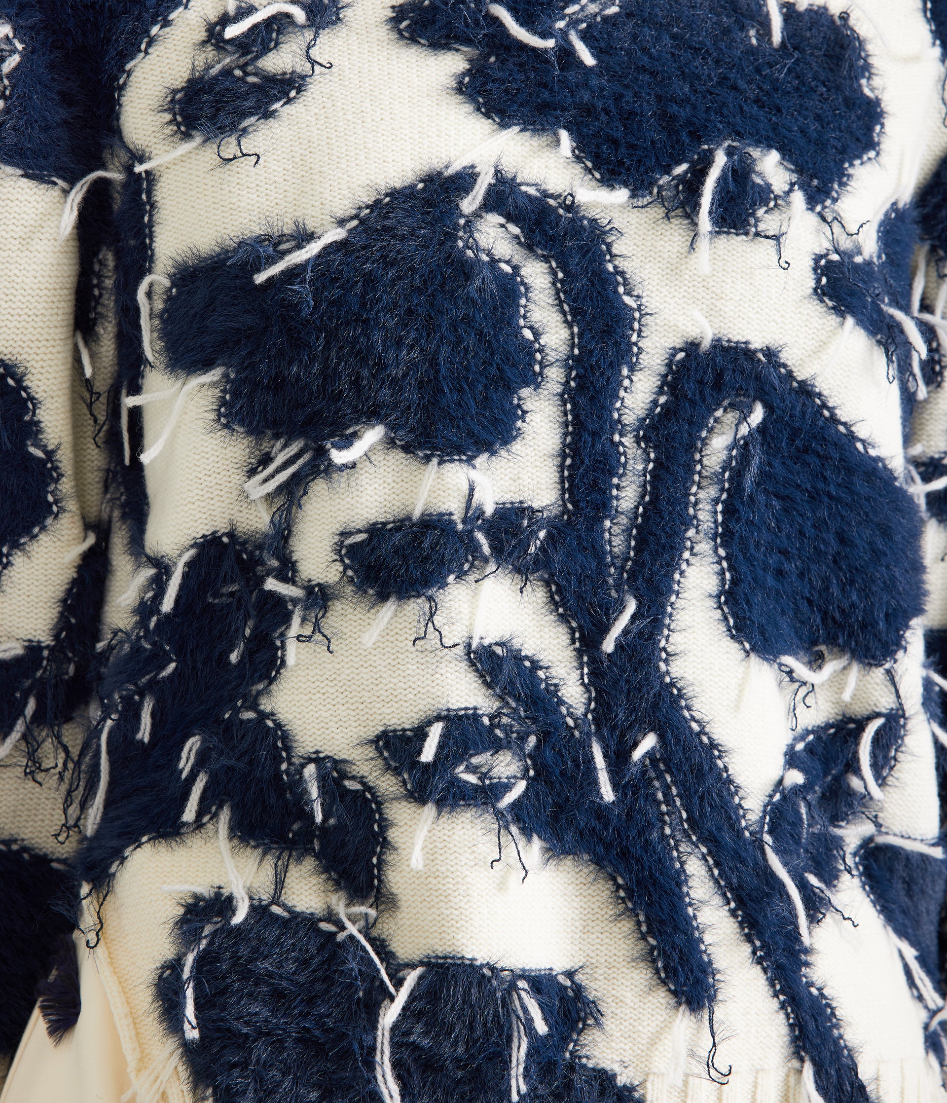 Textured Floral Knit Jumper - Image 6